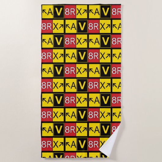 Aviatrix - AV8RX - Strandtuch (Vorderseite)