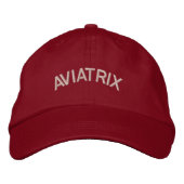 Aviatrix Aviator Hat Bestickte Baseballkappe (Vorderseite)
