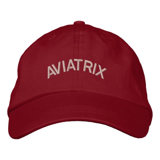 Aviatrix Aviator Hat Bestickte Baseballkappe (Vorderseite)