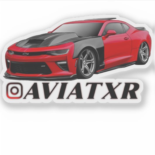 Aviatxr Custom Aufkleber (Vorderseite)