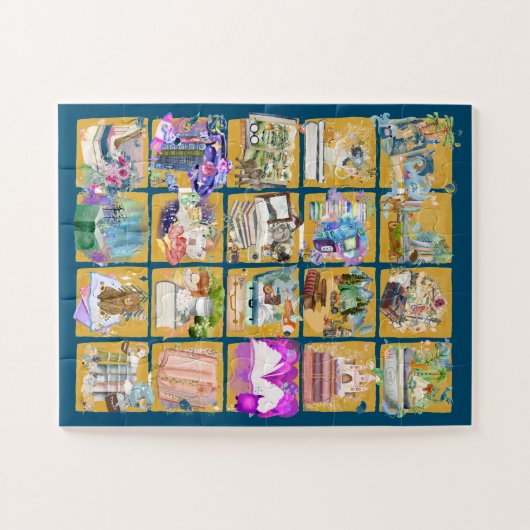 Avid Bibliophile Puzzle (Horizontal)