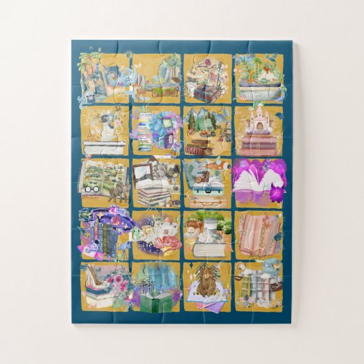 Avid Bibliophile Puzzle (Vertikal)
