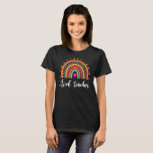 AVID Lehrer Boho Rainbow Back to School Apprecife T-Shirt (Vorne ganz)