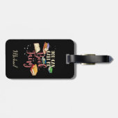 Avid Reader, den Sie mir buchen können Nerd Gepäckanhänger (Rückseite horizontal)