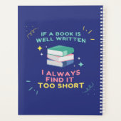 Avid Reader I - Jane Austen Quote Planer (Rückseite)