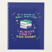 Avid Reader I - Jane Austen Quote Planer (Vorderseite)