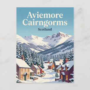 Aviemore Cairngorms, Schottland Postkarte
