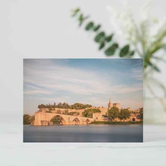 Avignon Bridge France Card (Stehend Vorderseite)