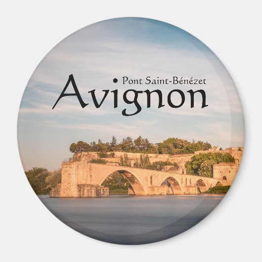 Avignon Bridge Frankreich Magnet (Vorne)
