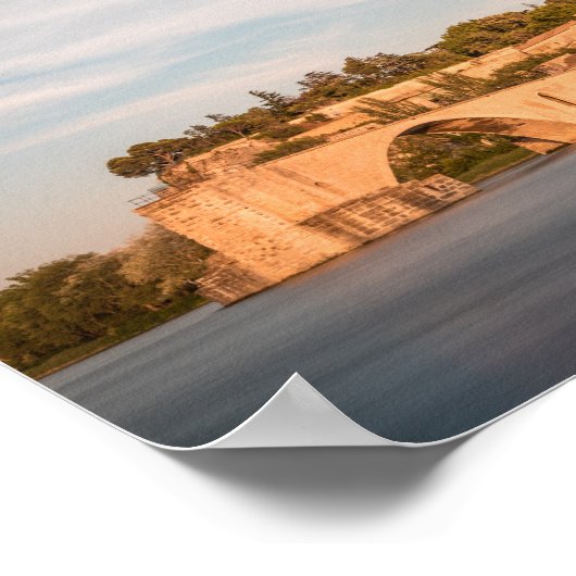 Avignon Bridge Frankreich Poster (Ecke)