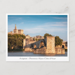 Avignon Bridge Frankreich Postkarte