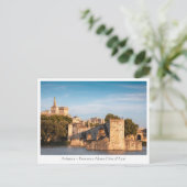 Avignon Bridge Frankreich Postkarte (Stehend Vorderseite)