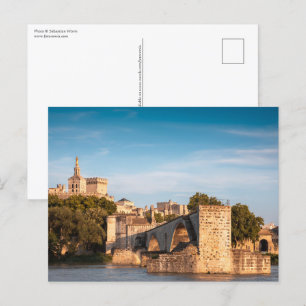 Avignon Bridge Frankreich Postkarte