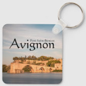 Avignon Bridge Frankreich Schlüsselanhänger (Rückseite)