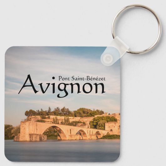 Avignon Bridge Frankreich Schlüsselanhänger (Rückseite)