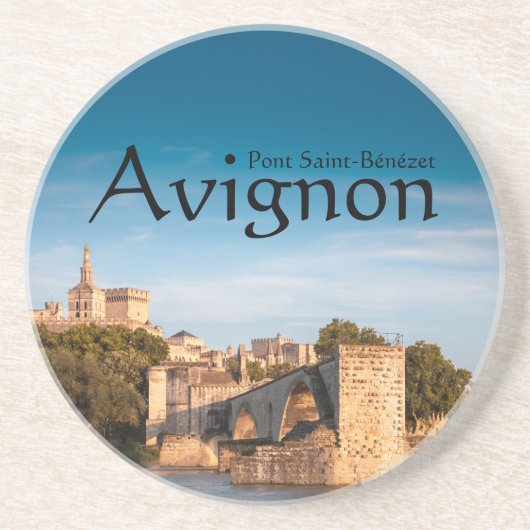 Avignon Bridge Souvenir Getränkeuntersetzer (Vorne)