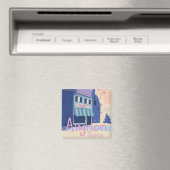 Avignon France Cartoon Reiseplakat Magnet (In Situ (Geschirrspüler))