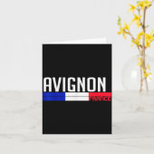 Avignon France Flag Travel Souvenir For Locals And Karte (Gelbe Blume)