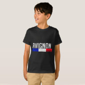 Avignon France Flag Travel Souvenir For Locals And T-Shirt (Vorne ganz)