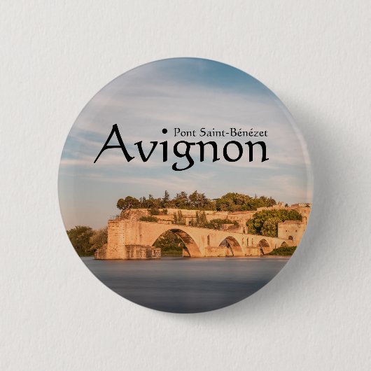 Avignon France Souvenir Button (Vorderseite)