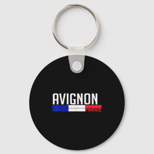 Avignon Frankreich Flagge Reise Souvenir Für Einhe Schlüsselanhänger