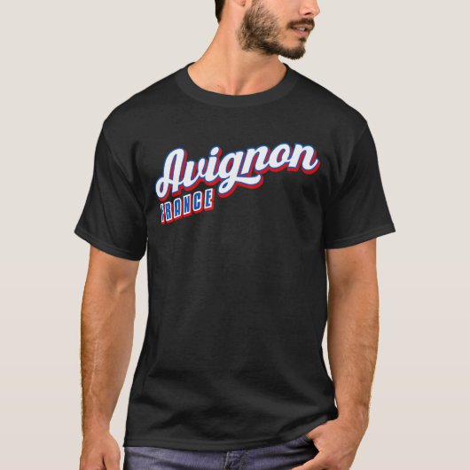 Avignon Frankreich T-Shirt (Vorderseite)