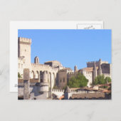 Avignon Papacy Postcad Postkarte (Vorne/Hinten)