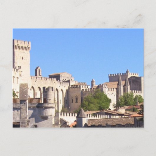 Avignon Papacy Postcad Postkarte (Vorderseite)