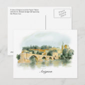 Avignon-Postkarte Postkarte (Vorne/Hinten)