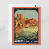 Avignon Provence France Vintag Postcard Postkarte (Vorne/Hinten)