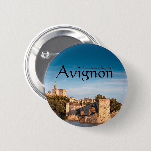 Avignon Souvenir Button (Vorne & Hinten)