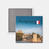Avignon Souvenir Magnet (Vorderseite/Rückseite)