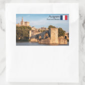 Avignon Souvenir Rechteckiger Aufkleber (Tasche)