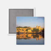 Avignon, Vaucluse, Provence, Frankreich, Rhone Magnet (Vorderseite/Rückseite)