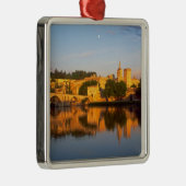 Avignon, Vaucluse, Provence, Frankreich, Rhone Silbernes Ornament (Rechts)