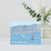 Avila Beach, CA Postkarte (Stehend Vorderseite)