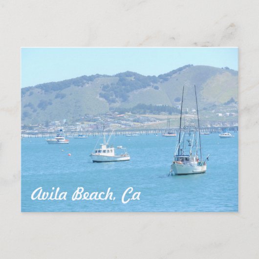 Avila Beach, CA Postkarte (Vorderseite)