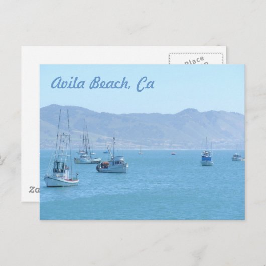 Avila Beach, Ca Postkarte (Vorne/Hinten)