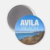 Avila Beach California Overlook Photography Magnet (Vorderseite/Rückseite)