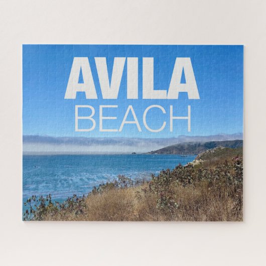 Avila Beach California Overlook Photography Puzzle (Horizontal)
