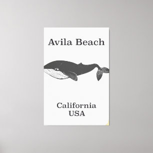 Avila Beach California Reiseposter Leinwanddruck
