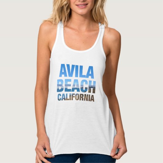 Avila Beach California Vacation Women's Tank Top (Vorderseite)