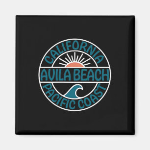Avila Beach California, vorne und hinten Magnet