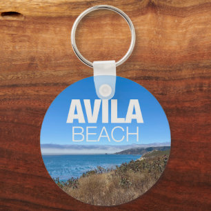 Avila Beach Kalifornien Überflug Fotografie Schlüsselanhänger