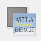 Avila Beach Magnet (Vorderseite/Rückseite)