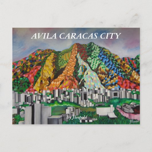 AVILA MELANGE CARACAS CITY POSTKARTE (Vorderseite)