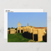 Avila Spanien Postkarte (Vorne/Hinten)