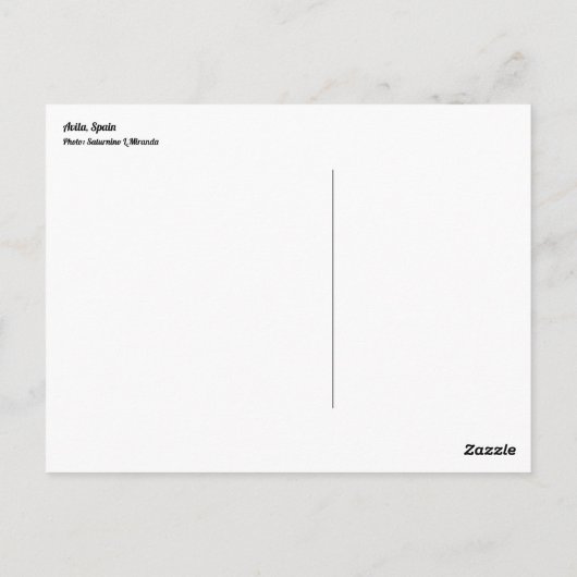 Avila Spanien Postkarte (Rückseite)