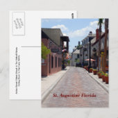 Aviles Straße St. Augustine, Florida Postkarte (Vorne/Hinten)