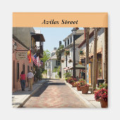 Aviles Street St. Augustine, Florida Magnet (Vorne)